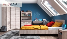 Витрина 2D1W1S Jazz Mebel Bos
