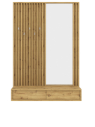 Вішалка настінна з дзеркалом і шухлядами Делі дуб артізан Gerbor