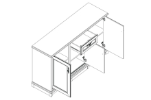 Комод 3D1S Соната Нью Gerbor