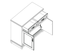 Комод 2D2S Соната Нью Gerbor