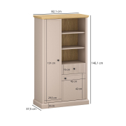 Пенал низький 2D1S Idello Mebel Bos