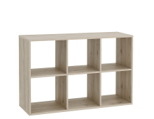Стелаж Кубіка 1 дуб білий Світ Меблів