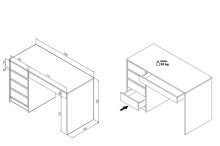 Туалетний столик Ніка Світ Меблів