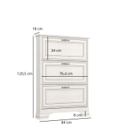 Тумба для взуття 3K Tiffany II Mebel Bos