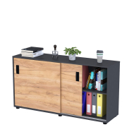 Тумба офисная Open Office LS-141-75 антрацит Loft Design