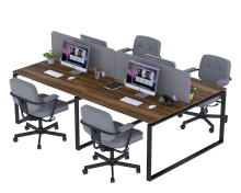 Письмовий стіл чотиримісний Open Office ND4-240x140 Loft Design