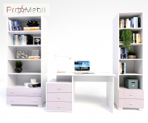 Детская стенка X-Скаут розовая Санти