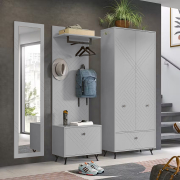 Прихожая Камео шиншилла серая 2 Сокме