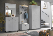 Прихожая Камео шиншилла серая 1 Сокме