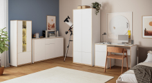 Вітрина висока 1W Complex white Mebel Bos