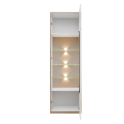Вітрина висока 1W Complex white Mebel Bos