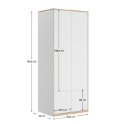 Шкаф 4D Complex white Mebel Bos
