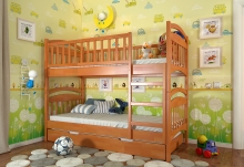 Двухъярусная кровать Смайл 80x190 Арбор Древ