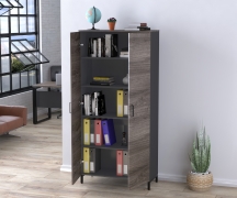 Шкаф офисный LT-900-1900 антрацит Loft Design