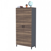 Шкаф офисный LT-900-1900 антрацит Loft Design