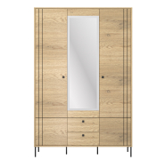 Шафа з дзеркалом 3D2S Cross Line Mebel Bos