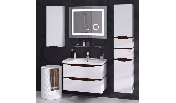 Меблі для ванної кімнати Alessa Air венге Sanwerk