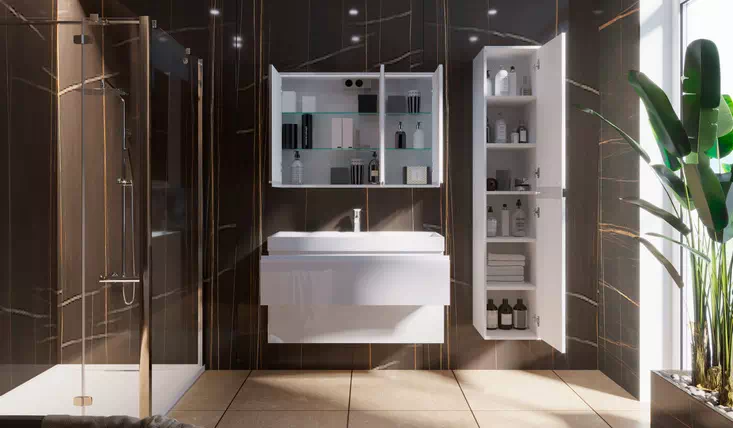 Мебель для комфортной и современной ванной комнаты Savona Ювента