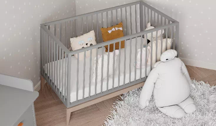Кроватка для новорожденного Luna Leander