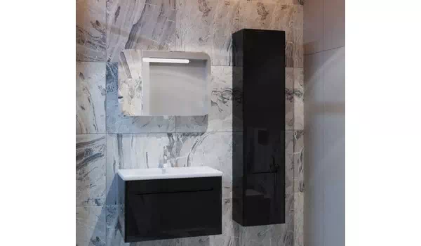 Підвісна меблі для ванної Tivoli Ювента в чорному кольорі