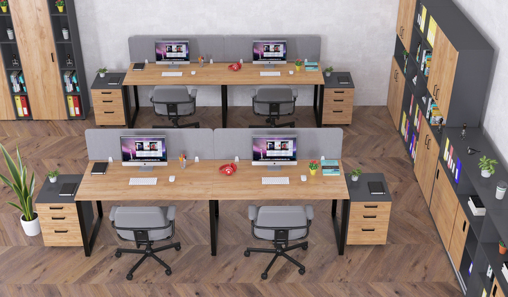 Меблі для облаштування офісу Open Office Loft Design