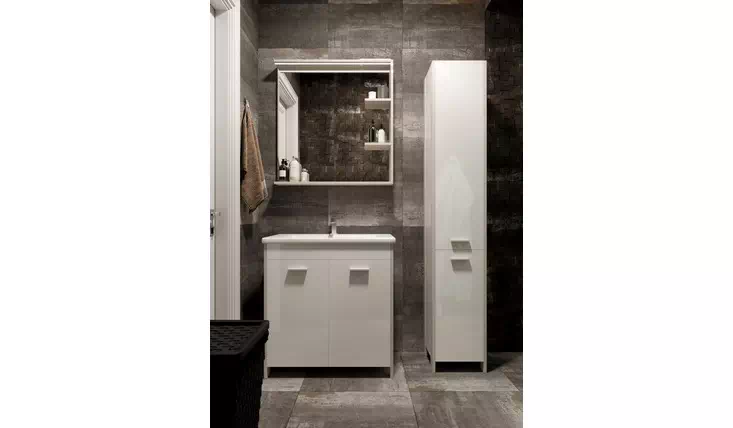 Меблі для ванної з білими вставками Brooklyn Ювента