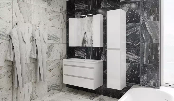 Мебель для комфортной и современной ванной комнаты Luton подвесной Ювента