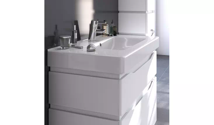 Набор мебели для ванной напольный Alessa белый Sanwerk