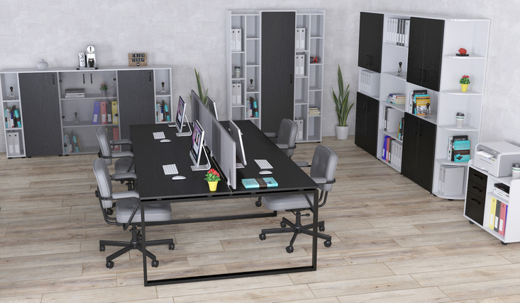 Офісні меблі Open Office венге луїзіна Loft Design білий