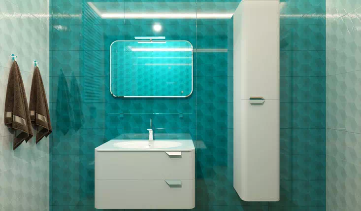 Меблі для ванної Velluto Botticelli в білому кольорі
