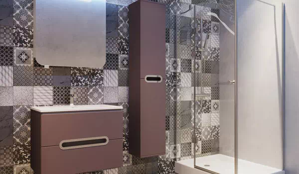 Меблі для ванної Prato Ювента у кольорі темна диня