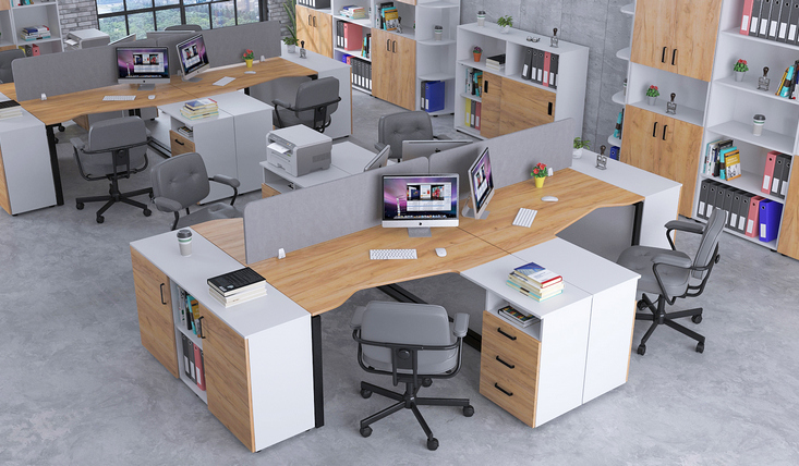 Комплект офісних меблів Open Office Loft Design