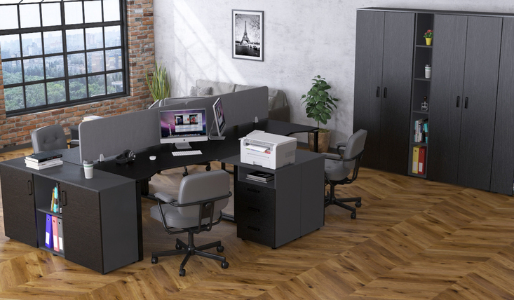 Меблі для open space Open Office Loft Design