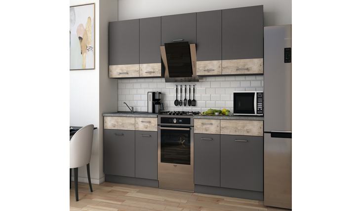 Мебель для кухни Лея графит Doros