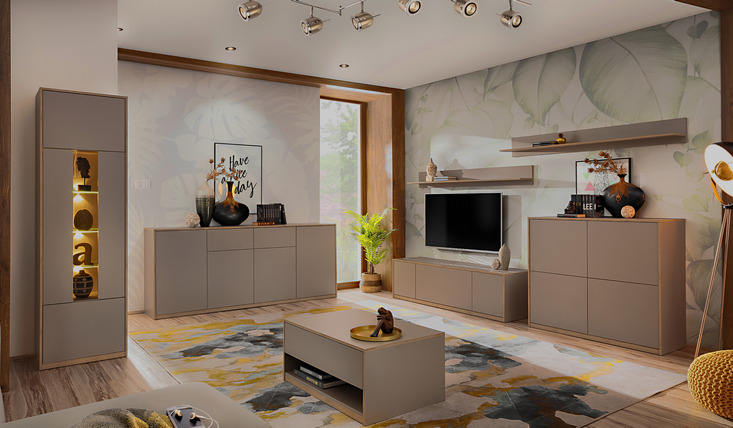 Меблі для вітальні Complex cubanit grey Mebel Bos