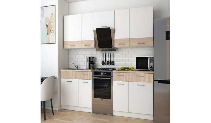 Меблі для кухні Лея біла Doros