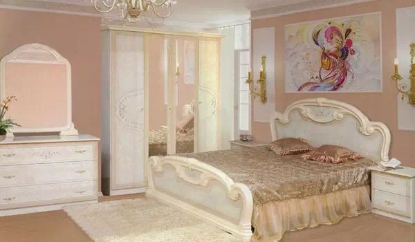 Спальня Опера роза 6Д Світ меблів